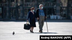 U Srbiji je na snazi apsolutna zabrana kretanja od 20 sati do 5 ujutro (na fotografiji Beograd, 17. marta)