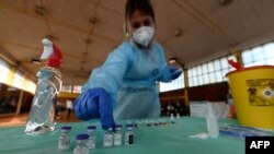 Pripreme za vakcinaciju protiv korona virusa u Zagrebu, februar 2021. 