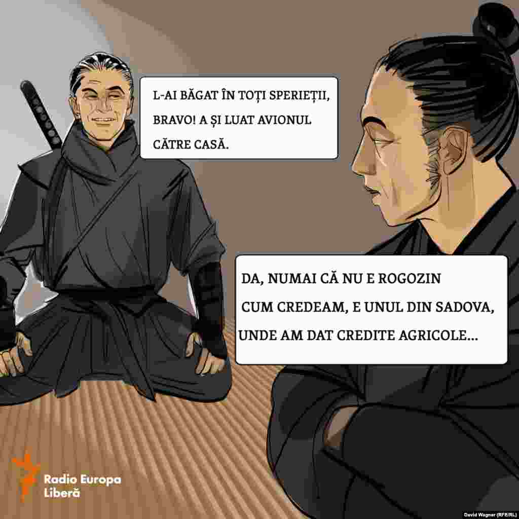 Aha! Vedenia nu a fost vedenie. Știrea bună este că nici urmărire pe bune nu a fost.